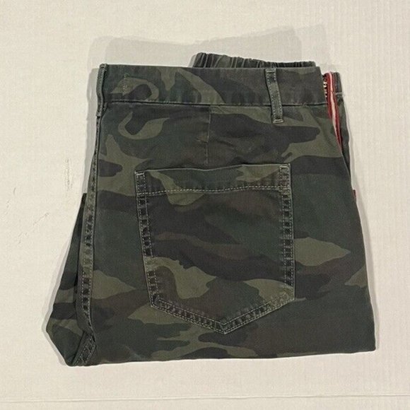 Sundry Women’s 30 Green Camo Denim Button‎ Ankle Joggers - Picture 1 of 7